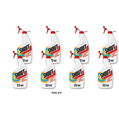 Shout Liquid Laundry Stain Remover And Trigger22Oz (Pack of 8)