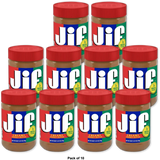 Jif Creamy Peanut Butter Jar 28Oz (Pack of 10)
