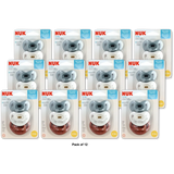 NUK ComfyG?? Orthodontic Pacifiers 0-6M Neutral Unisex 3 Pack 1.6oz (Pack of 12)