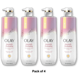 Olay Cleansing & Nourishing Body Wash with Hyaluronic Acid 20 Oz (Pack of 4)