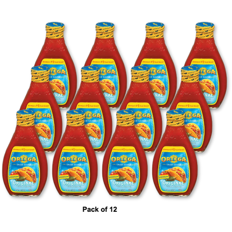 Ortega Thick & Smooth Taco Sauce Medium 16 oz (Pack of 12)