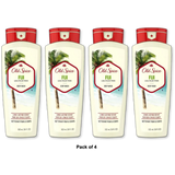 Old Spice Body Wash Fiji with Palm Tree 18 Fl Oz (Pack of 4)