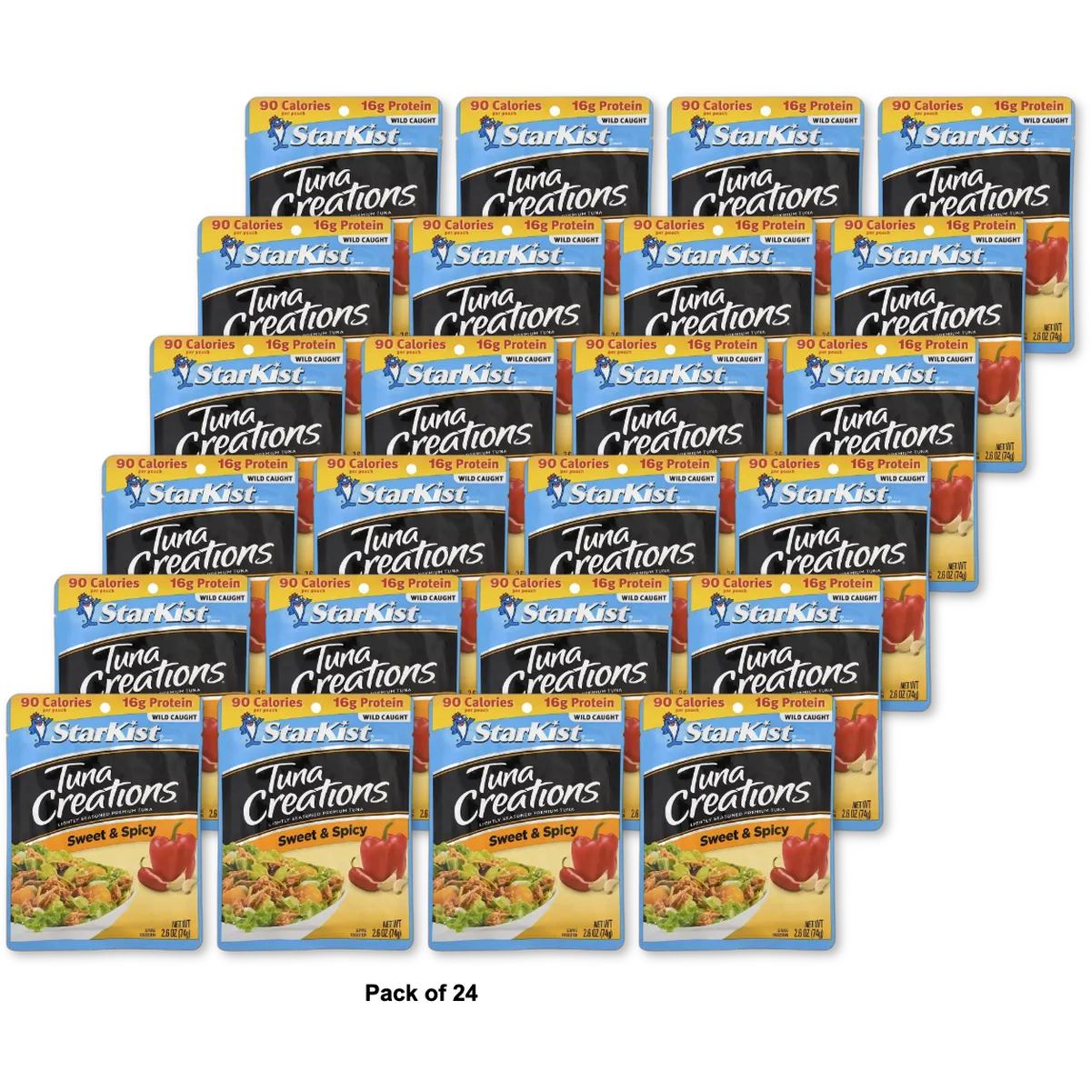 Starkist Tuna Creations Sweet & Spicy Single Serve 2.6Oz (Pack of 24)