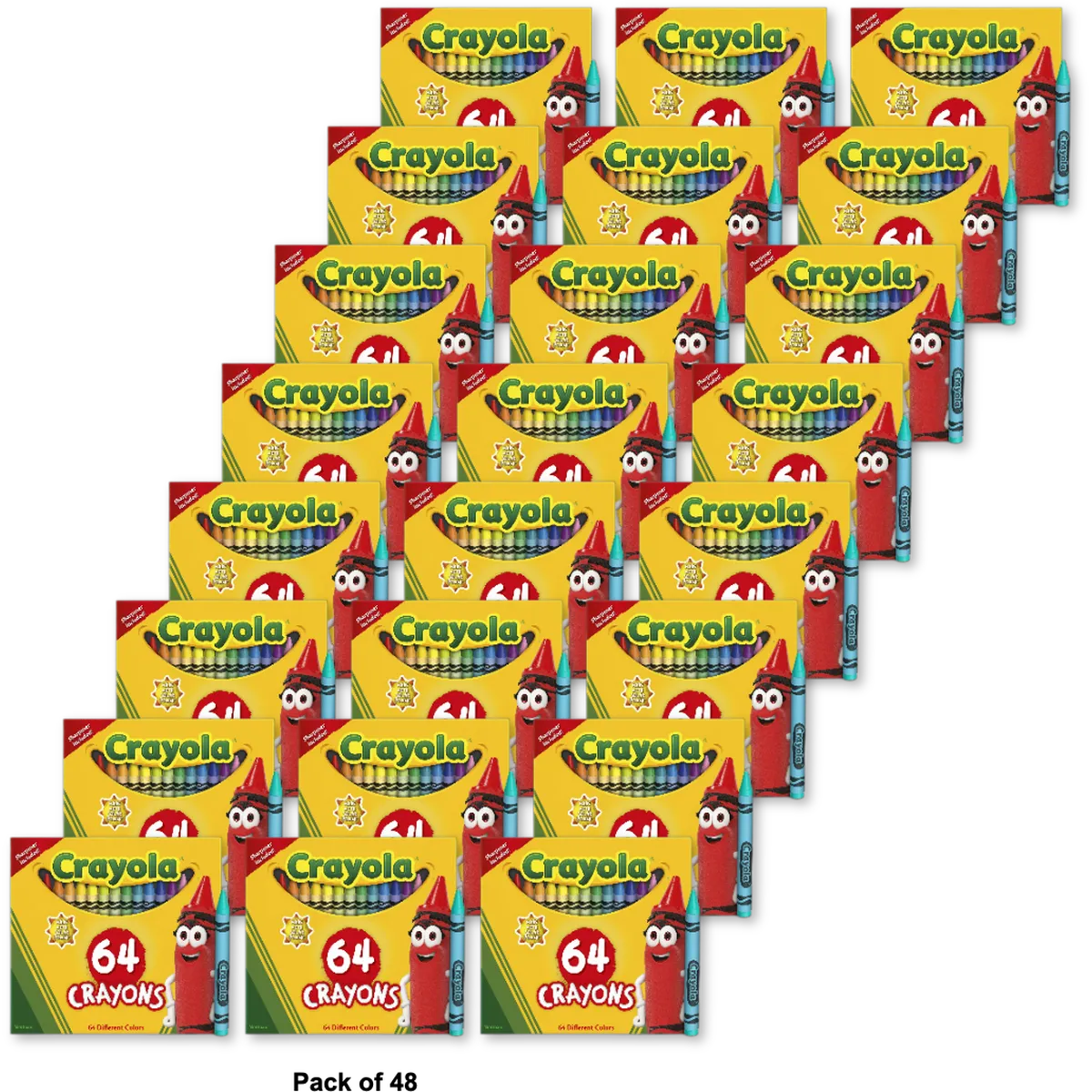 Crayola Nontoxic Crayons64 Ea 10.8oz (Pack of 48)
