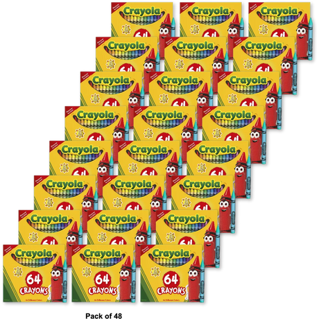 Crayola Nontoxic Crayons64 Ea 10.8oz (Pack of 48)