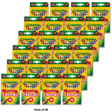 Crayola Nontoxic Crayons 6.4oz (Pack of 48)