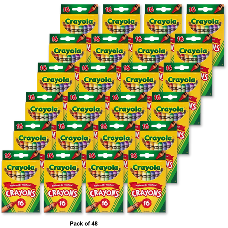 Crayola Nontoxic Crayons 6.4oz (Pack of 48)