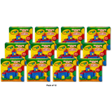 Crayola Modeling Clay Assortment Blue Green Red and Yellow 16Oz (Pack of 12)