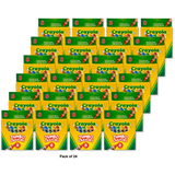 Crayola Crayons Jumbo 8Ct Peggable Tuck BoxBin389 3.04oz (Pack of 24)