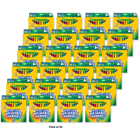 Crayola Ultra Clean Washable Markers (Pack Of 24)