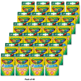 Crayola Regular Crayons Non-Toxic24 Ea 4.7oz (Pack of 48)