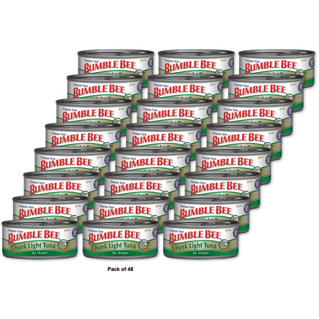Bumble Bee Chunk Light Tuna in Water 5 oz (Pack of 48)