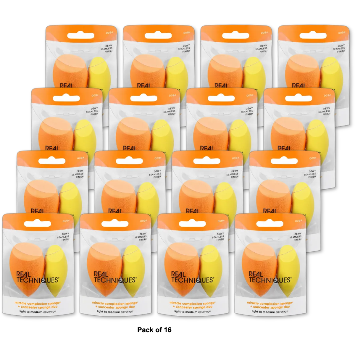 Paris Real Miracle Complexion Sponge 0.42Oz (Pack Of 16)