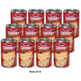 Campbell's Chunky Soup, Ready to Serve Creamy Chicken Noodle Soup, 18.8 oz (Pack of 12)