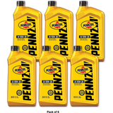 Pennzoil SAE 10W-30 Motor Oil for Gasoline Engine 32 Oz (Pack of 6)