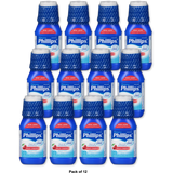 Phillips Milk Of Magnesia Cherry Liquid - 12 Oz (Pack of 12)