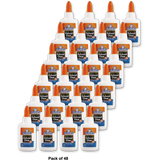 Elmers Washable No-Run School Glue Bottle 1.25Oz (Pack of 48)