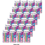 Paper Mate Flair Felt Tip Pens Medium Point Candy Pop Pack 1.44oz (Pack of 24)