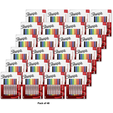 Sharpie Ultra Fine Point Permanent Marker Assorted 1.44oz (Pack of 48)
