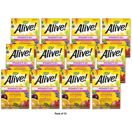 Nature's Way Alive Women's 50+ Complete Multivitamin Tablets 4.16oz (Pack of 12)