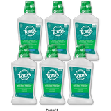 Toms Of Maine Long Lasting Wicked Fresh Mouthwash Cool Mountain Mint 16Oz (Pack of 6)