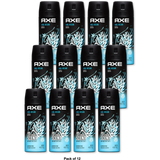 AXE Light Scents Cool Ocean Deodorant Body Spray for Men 4Oz (Pack of 12)