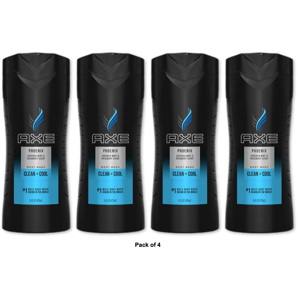 Axe Phoenix Revitalizing Shower Gel16Oz (Pack of 4)