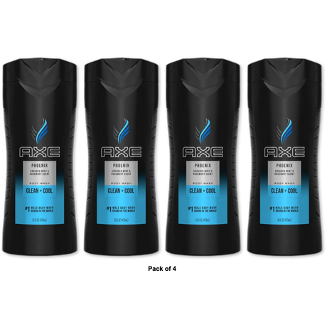Axe Phoenix Revitalizing Shower Gel16Oz (Pack of 4)