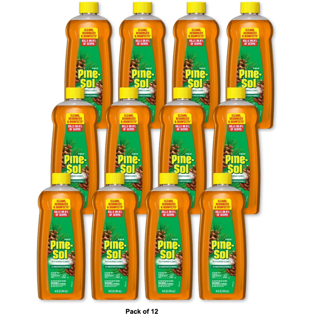 Pine-Sol Pine Scent 2X Concentrated 14Oz (Pack of 12)