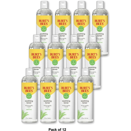 Burt's Bees Soothing Toner With Witch Hazel and Aloe, 12oz (Pack of 12)
