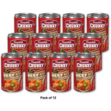 Campbell's Chunky Soup Beef with Country Vegetables 18.8 oz. (Pack of 12)