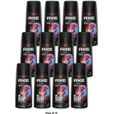 Axe Deodorant Body Spray For Men Essence 4Oz (Pack of 12)