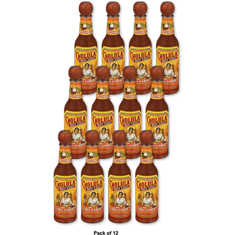 Cholula Chili Garlic Hot Sauce 5 oz (Pack of 12)