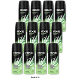 AXE Wild Bamboo Mens Body Spray Deodorant With Essential Oils4Oz (Pack of 12)