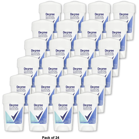 Degree Clinical Protection Antiperspirant And Deodorant For Women1.7Oz (Pack of 24)