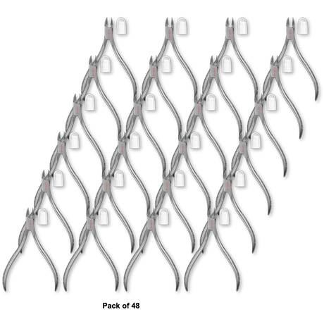Revlon Full Jaw Cuticle Trimmer Cuticle Tool Made With Stainless Steel and High Precision Blade Easy to Squeeze Spring 1 count 0.8oz (Pack of 48)