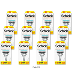 Schick Quattro Titan Razor 1 Pack + 4 Refills 2.89oz (Pack of 12)