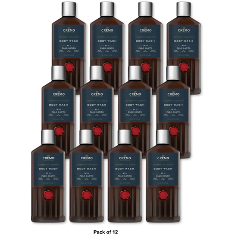 Cremo Rich-Lathering Palo Santo Body Wash 16Oz (Pack of 12)
