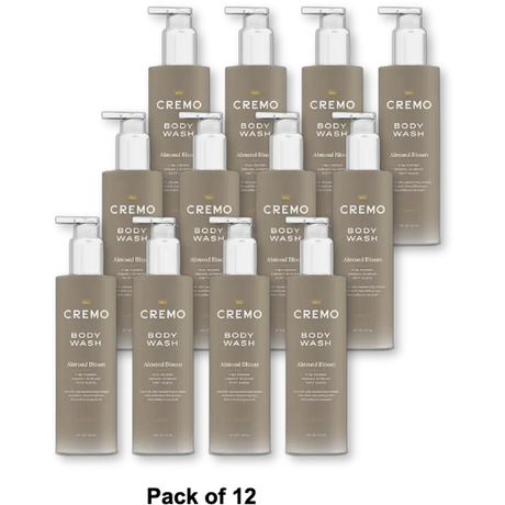 Cremo Skin Moisturizing Almond Bloom Women's Body Wash 16 oz (Pack of 12)