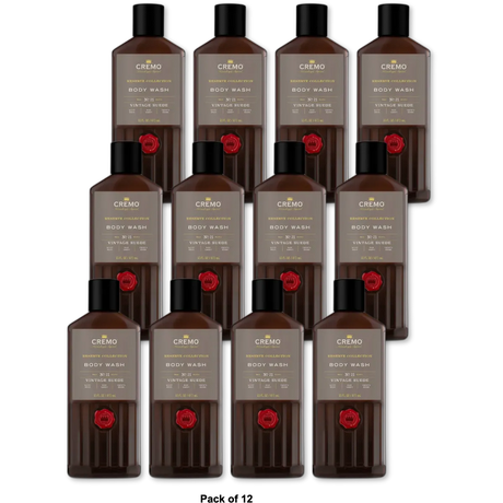 Cremo Vintage Suede Body Wash - 16 fl oz (Pack of 12)