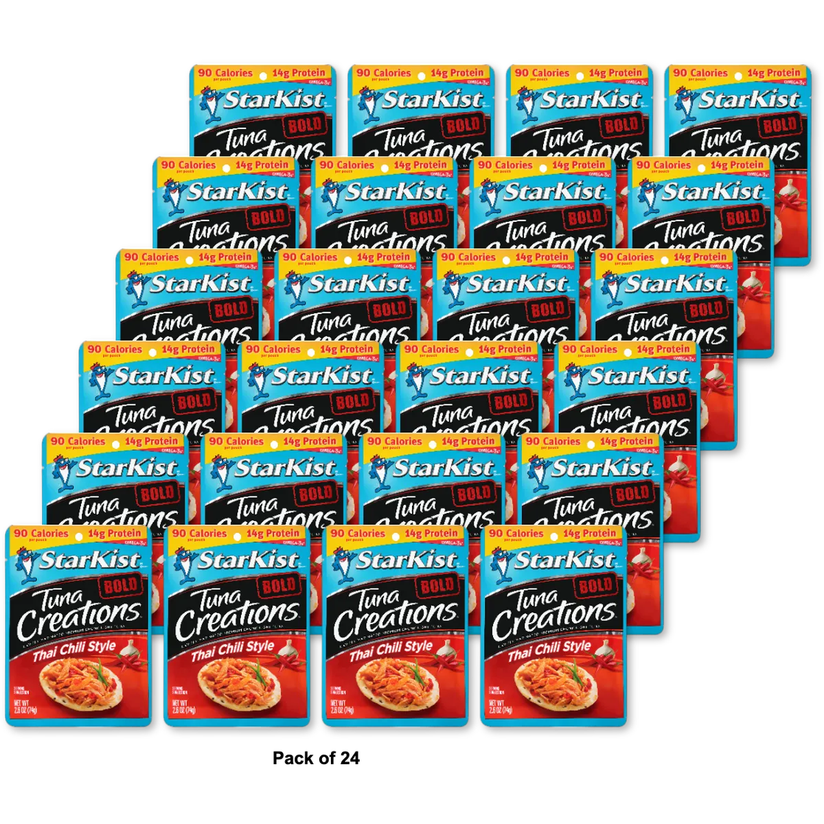 Starkist Gourmet Select Thai Style Tuna 2.6 oz (Pack of 24)