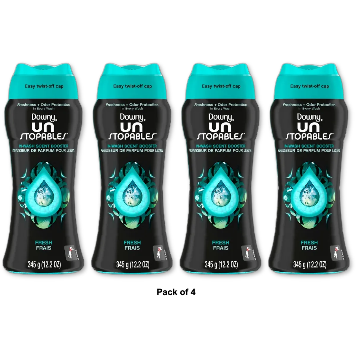 Downy Unstoppables Fresh Scent 12.2 Oz(Pack of 4)