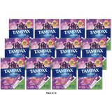 Tampax Radiant Tampons Regular Super 14 ct 3.86oz (Pack of 12)