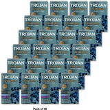 Trojan Bare Skin Condoms 10 Count 1.06oz (Pack of 48)