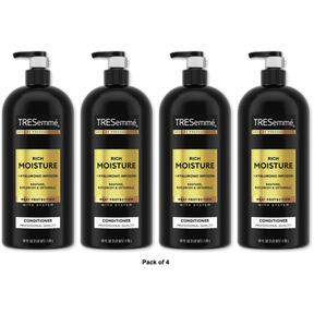 TRESemme Rich Moisture Conditioner for Dry Hair Rich Moisture Hydrating Conditioner Formulated With Vitamin E And Biotin 39 oz (Pack of 4)