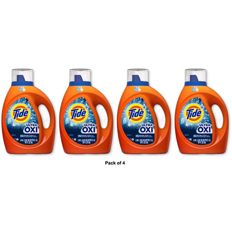 Tide Liquid Detergent OXI with Odor Remover 92oz (Pack of 4)