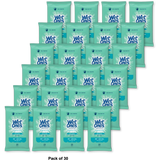 Wet Ones Hand &amp; Face Wipes 20 Count 2.52oz (Pack of 30)