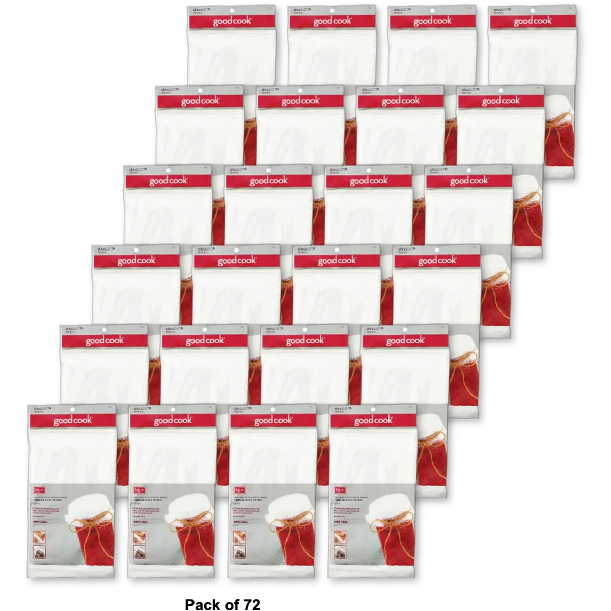 Good Cook White Cheesecloth 2yards 1.38oz (Pack of 72)