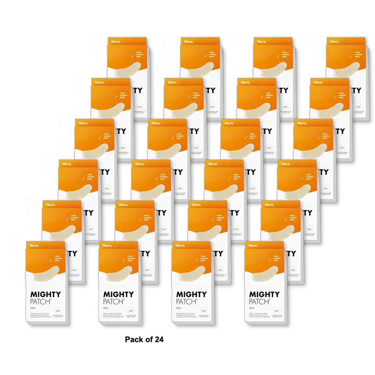 Hero Mighty Patch Chin 10 ct 1.41oz (Pack of 24)