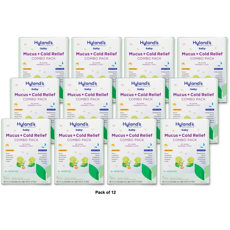 Hyland's Baby Mucus and Cold Relief Day & Night Value Pack 8 oz (Pack of 12)